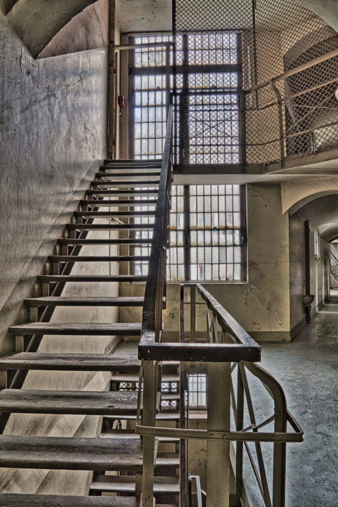 Gefängnis Berlin-Köpenick: Lost Place Treppenhaus