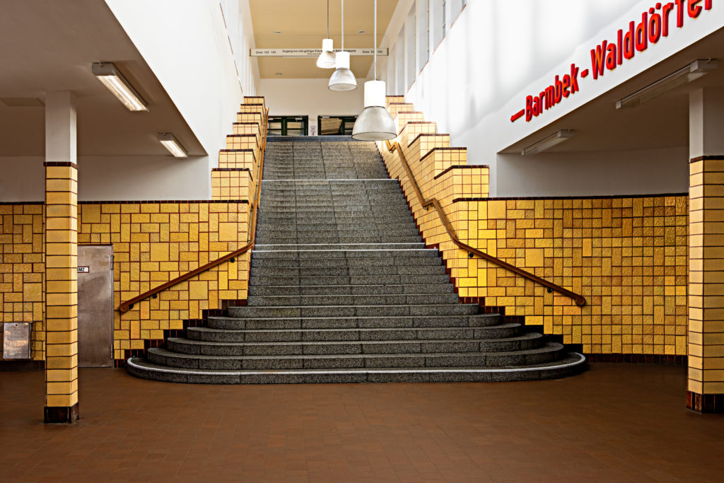 U-Bahnstation U3 Saarlandstr Treppenaufgang