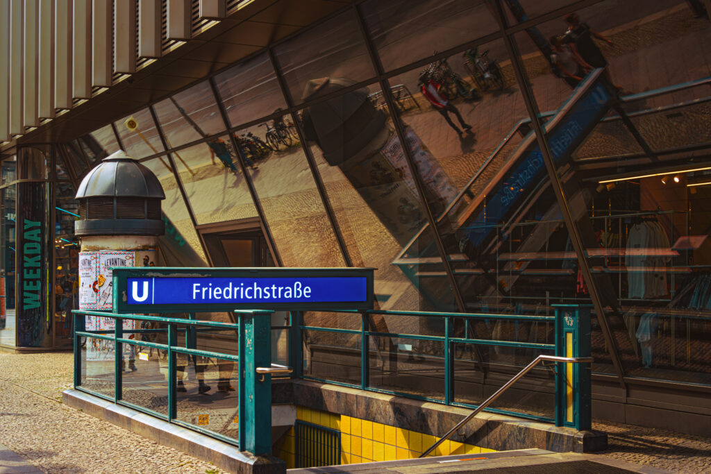 U-Bahn Friedrichstraße in Berlin
