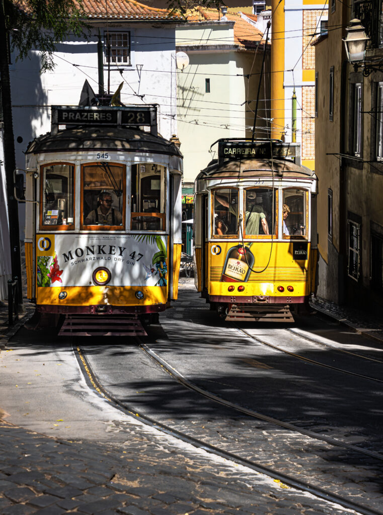 historische Strassenbahn in Lissabon; Linie 28